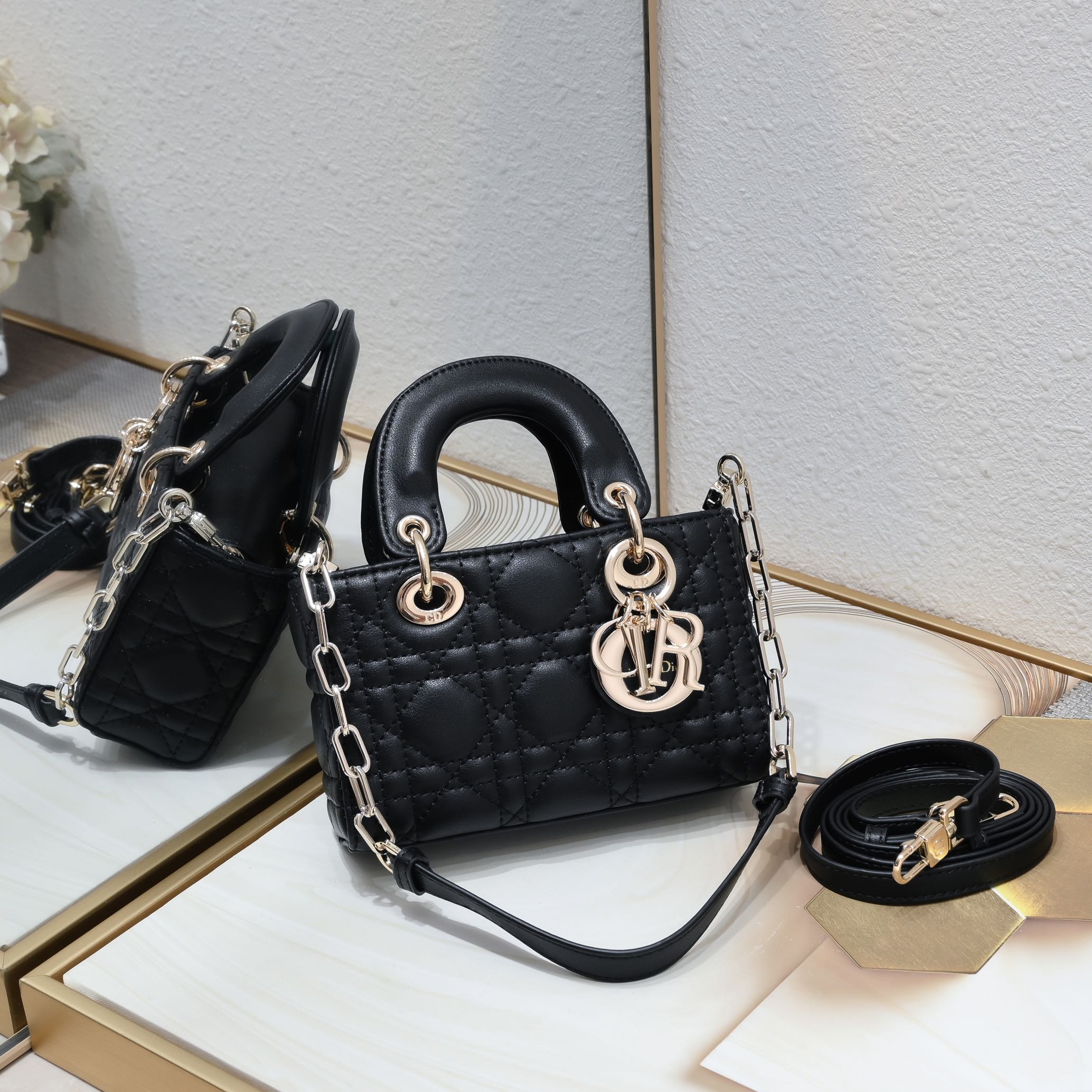 Dior Lady D-Joy Micro Bag 0542 XB081 16cm
