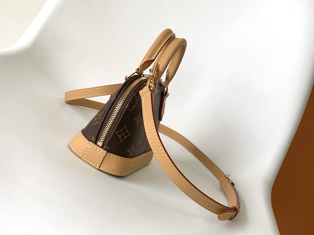 Louis Vuitton 10A Handbag Shoulder Bag Top Mirror Quality Version New launch Nano Alma M82717