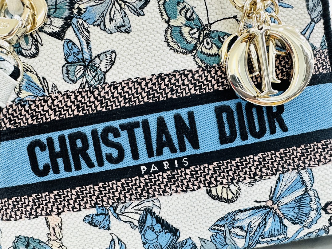 10A + top quality Dior Medium Lady D-Lite Bag 9920 DD003 24cm