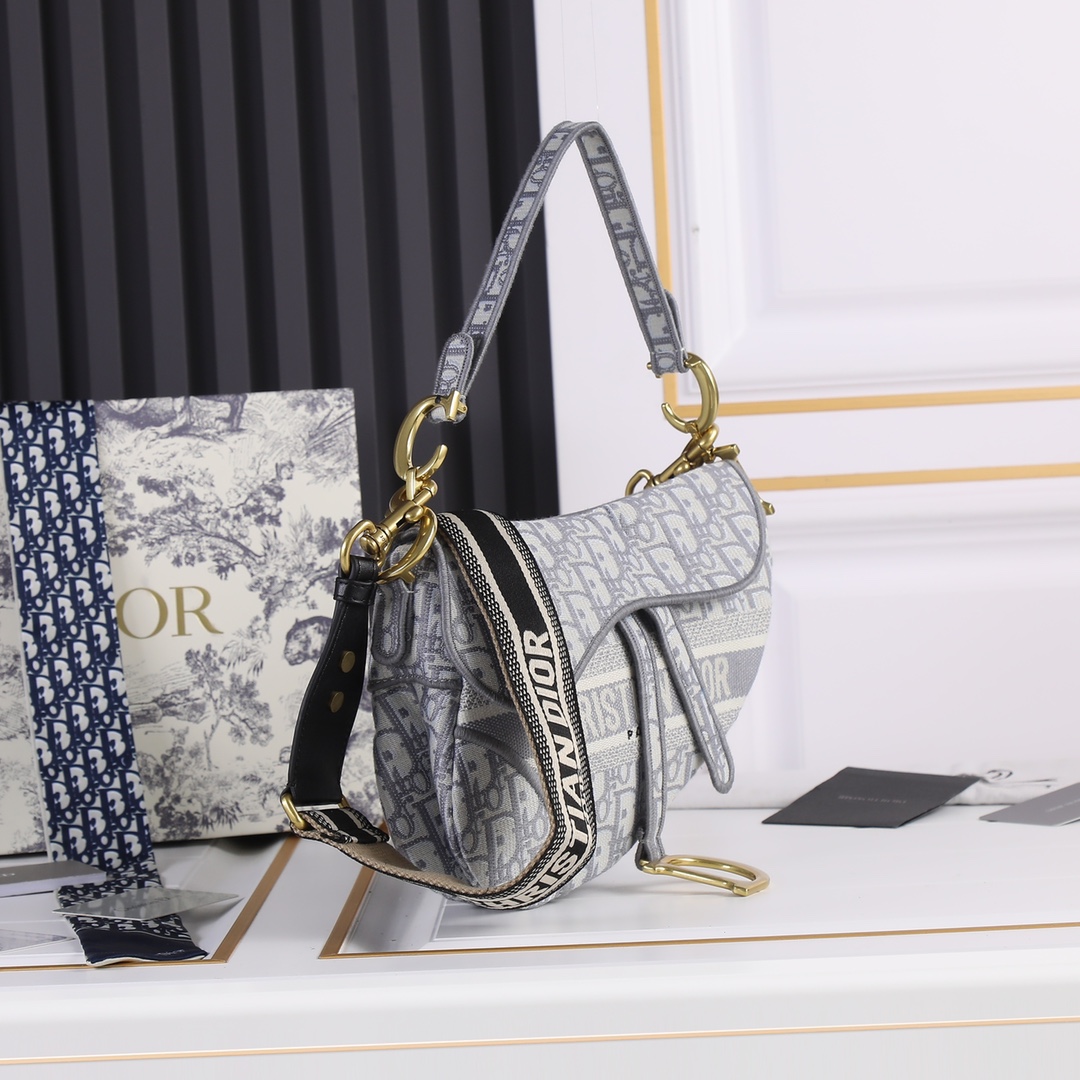 Saddle Bag Gray print CD-5501 XB032 25.5cm