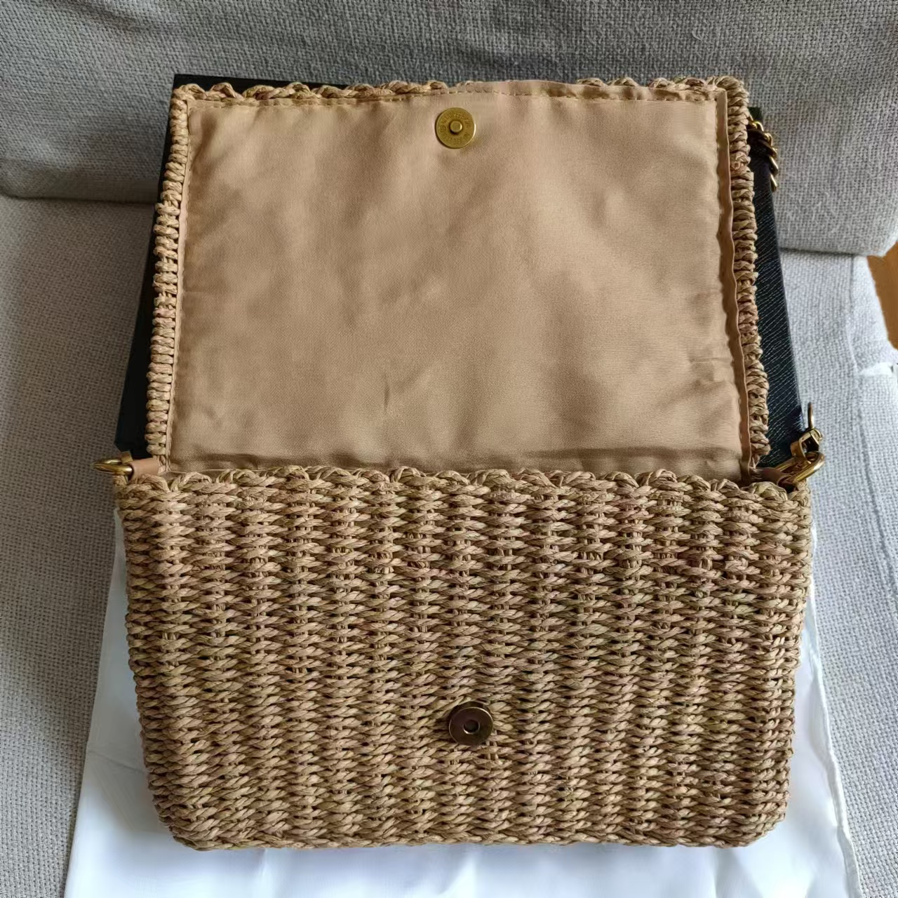 YSL Straw Bag 27cm