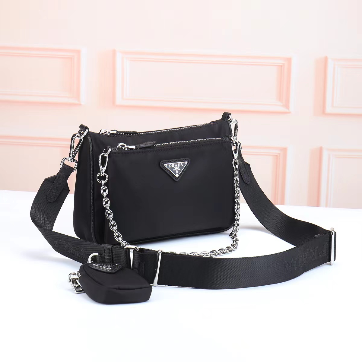 Prada Shoulder Bag 1168 TS561 23cm