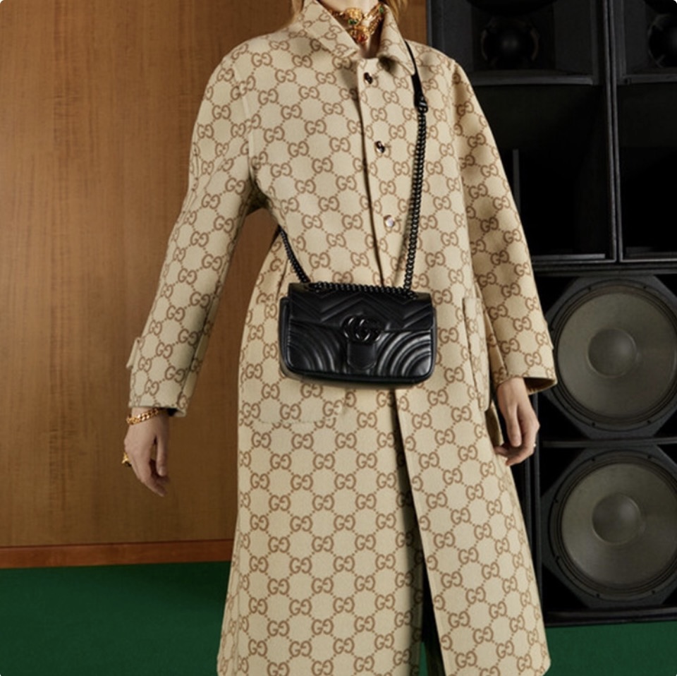 Gucci GG Marmont Ultra Mini Shoulder Bag Handbag (Replica)