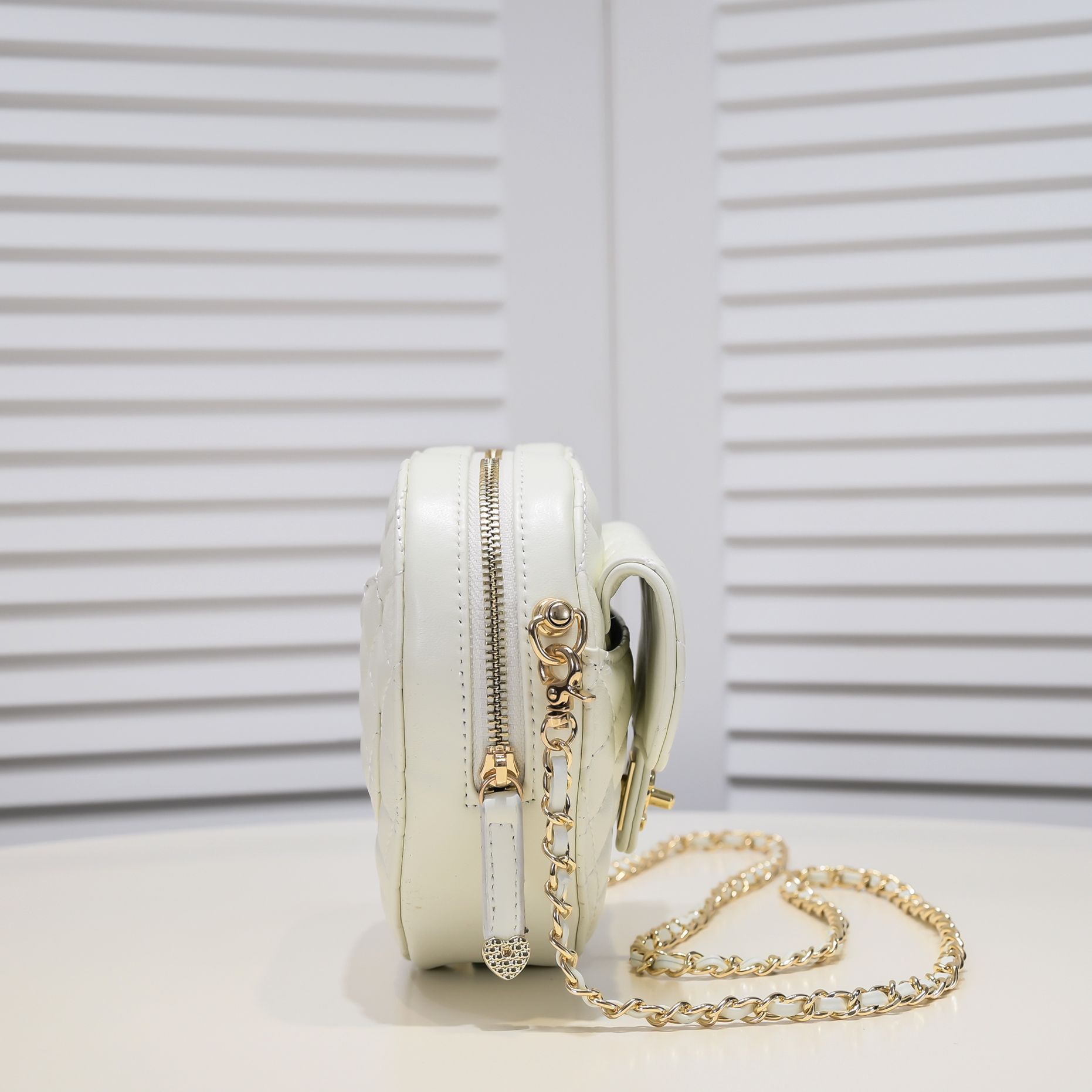 Chanel Peach Pericardium Bag Shoulder Bag Handbag