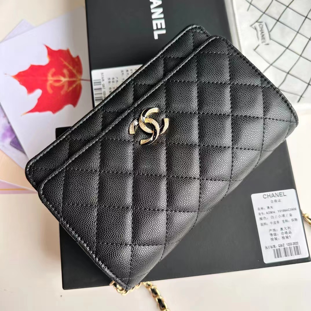 Chanel A33814 Black LM531 19cm