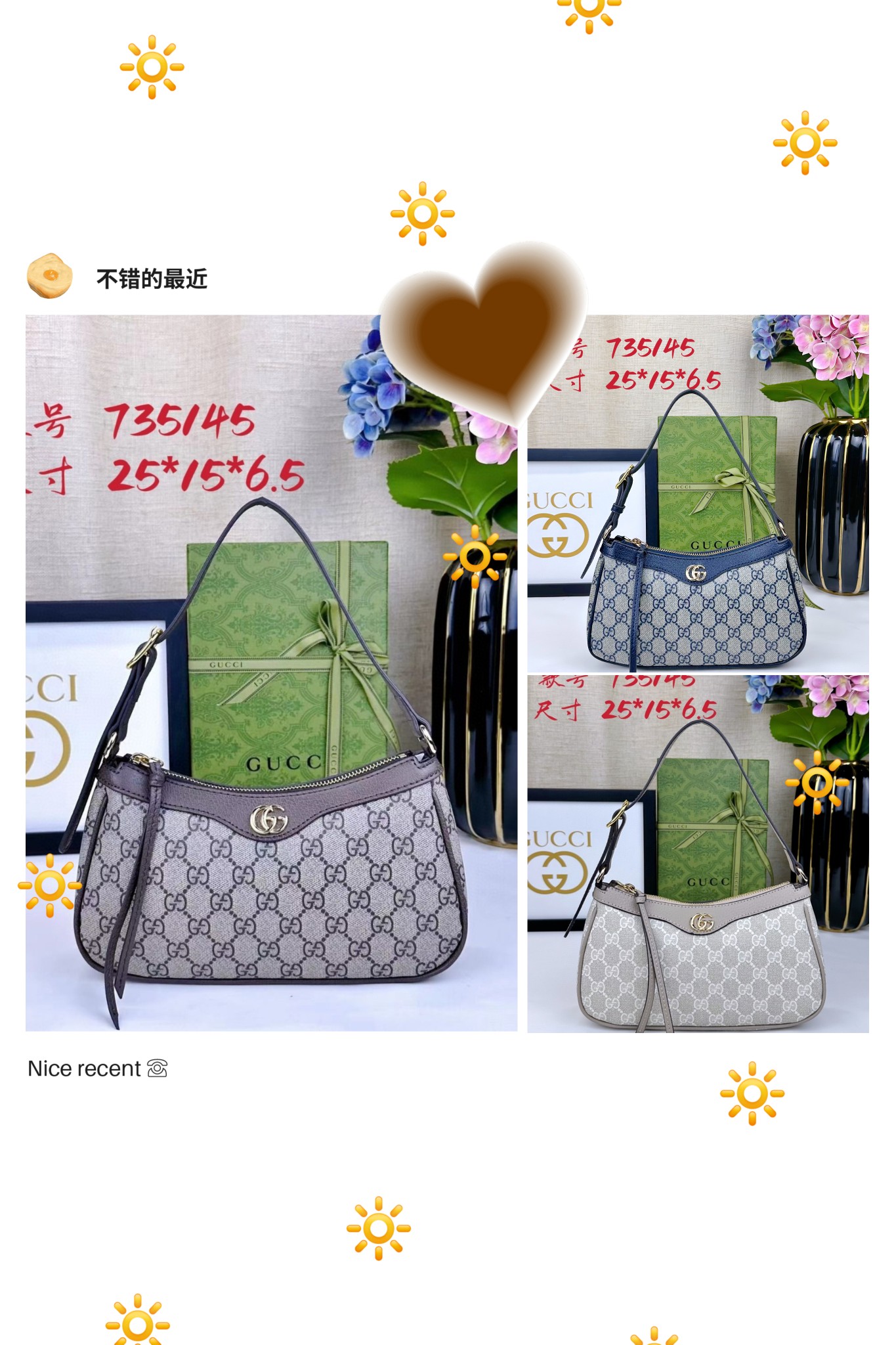 Gucci Shoulder 735145 BM001 25cm