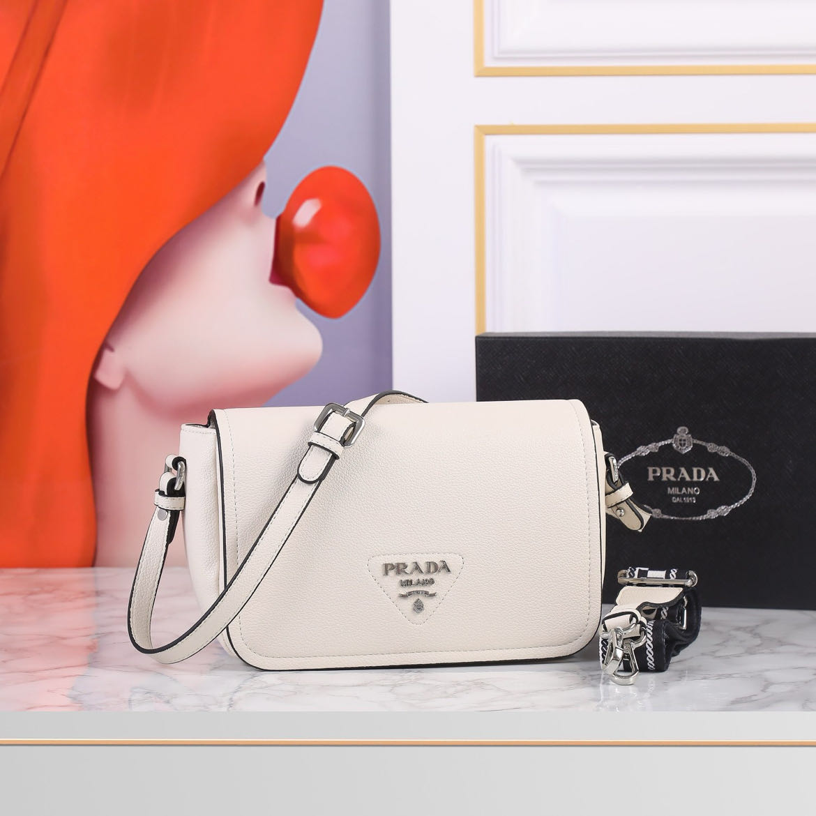 Prada Shoulder Bag 1BD314 LM061 23cm