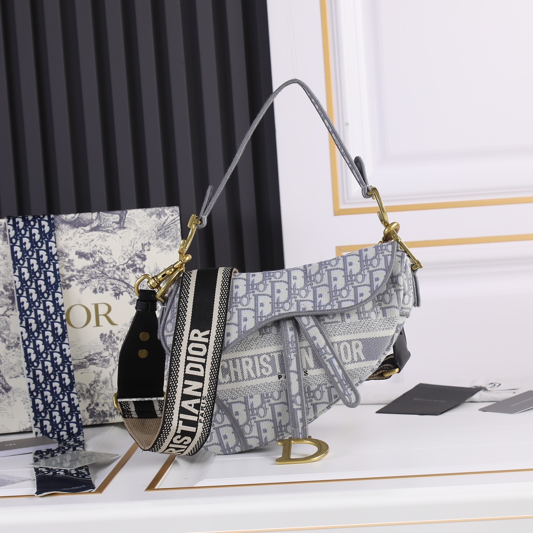 Saddle Bag Gray print CD-5501 XB032 25.5cm