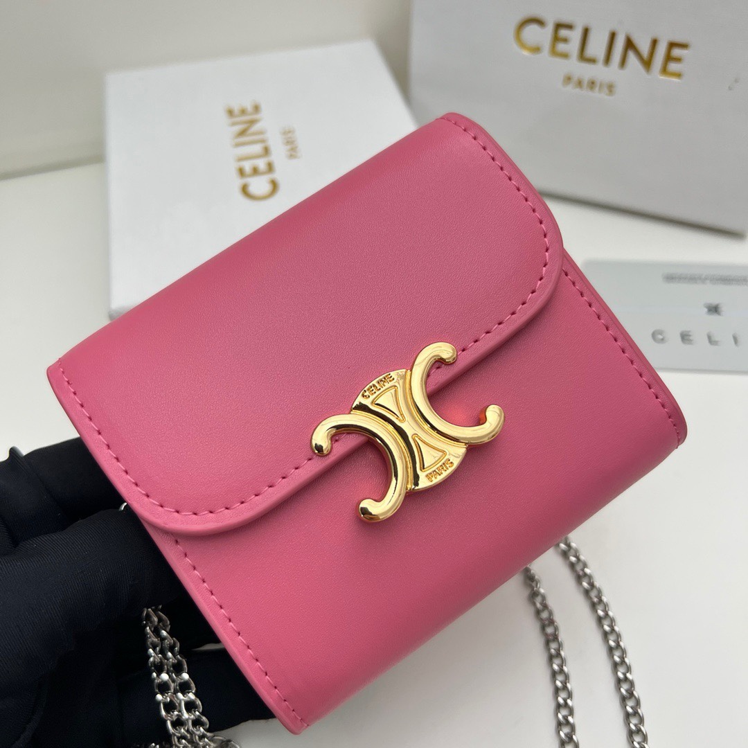 Celine TRIOMPHE Wallet 10783 LM57 11cm