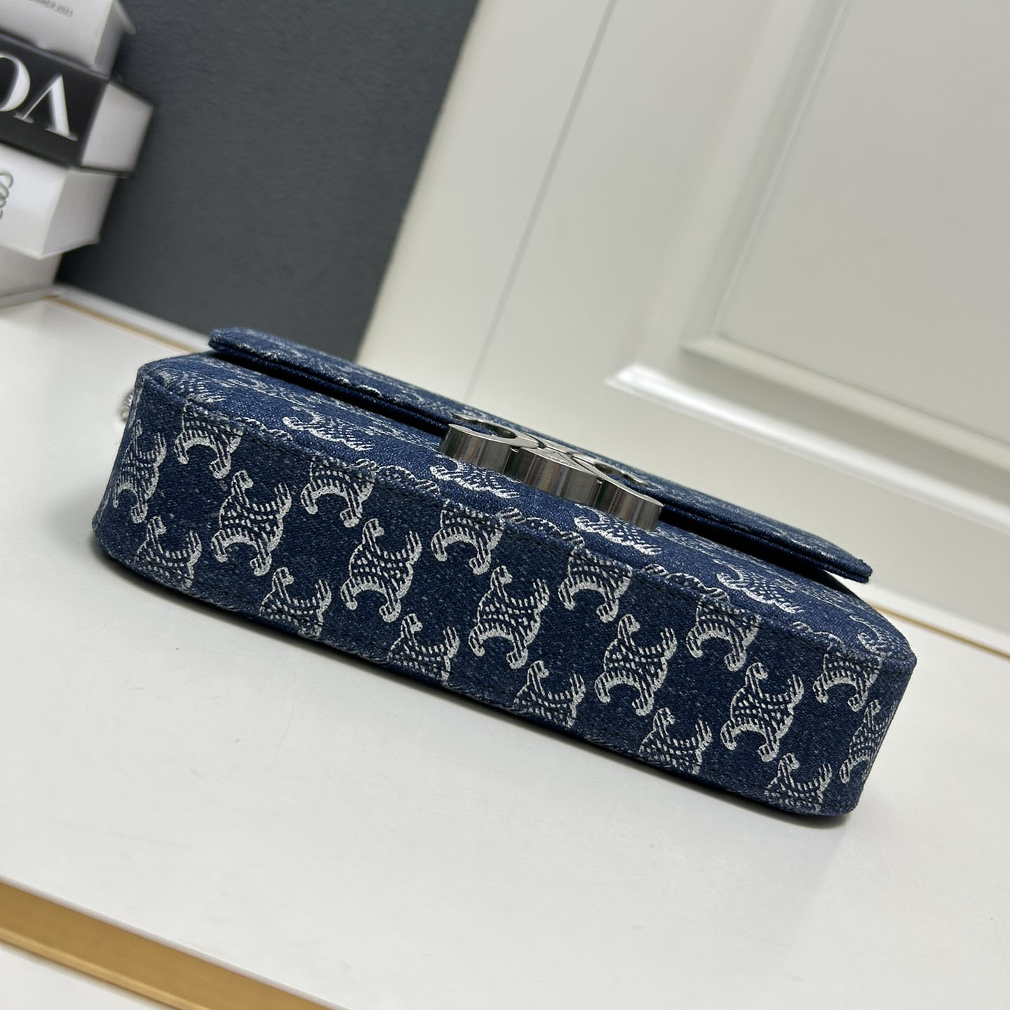 Celine Triomphe  Handbag Shoulder Bag Chain Strap Crossbody Bag 10A (Replica)