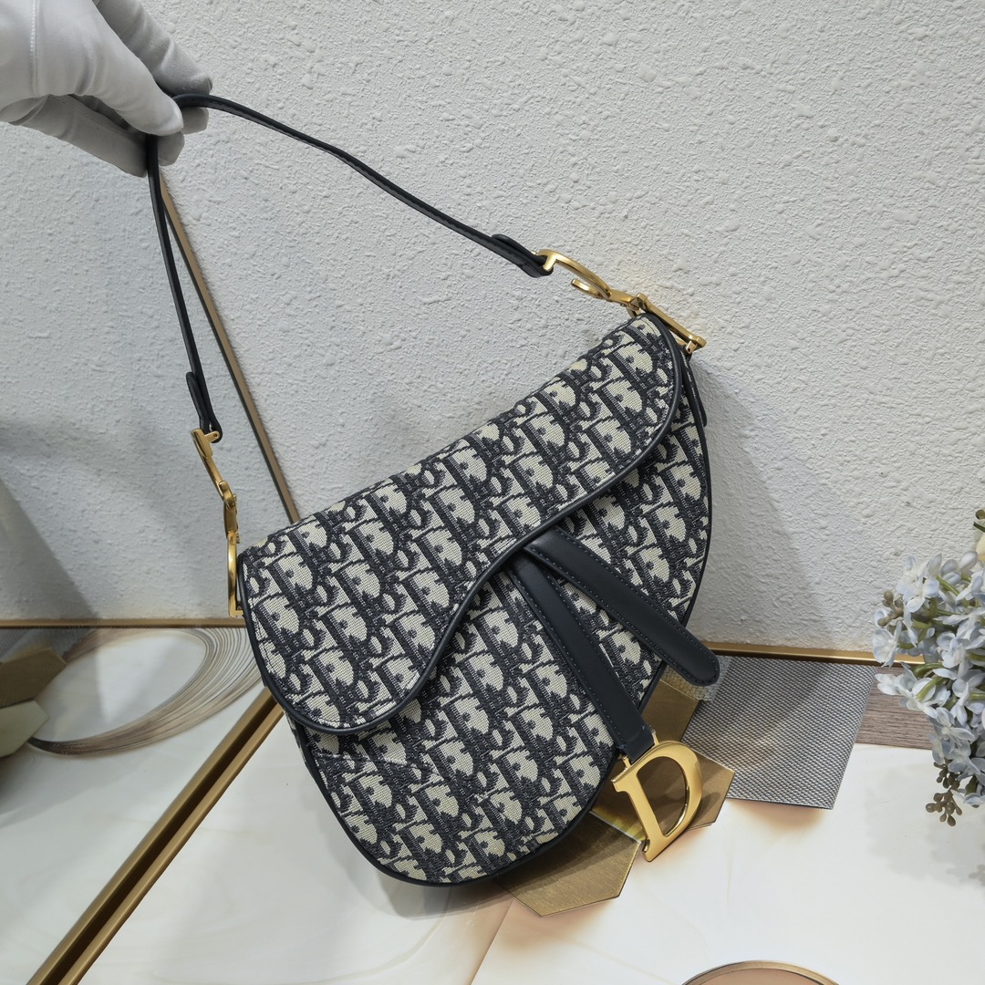 Saddle Bag Blue print with Thin strap CD-1003 XB012 25.5cm