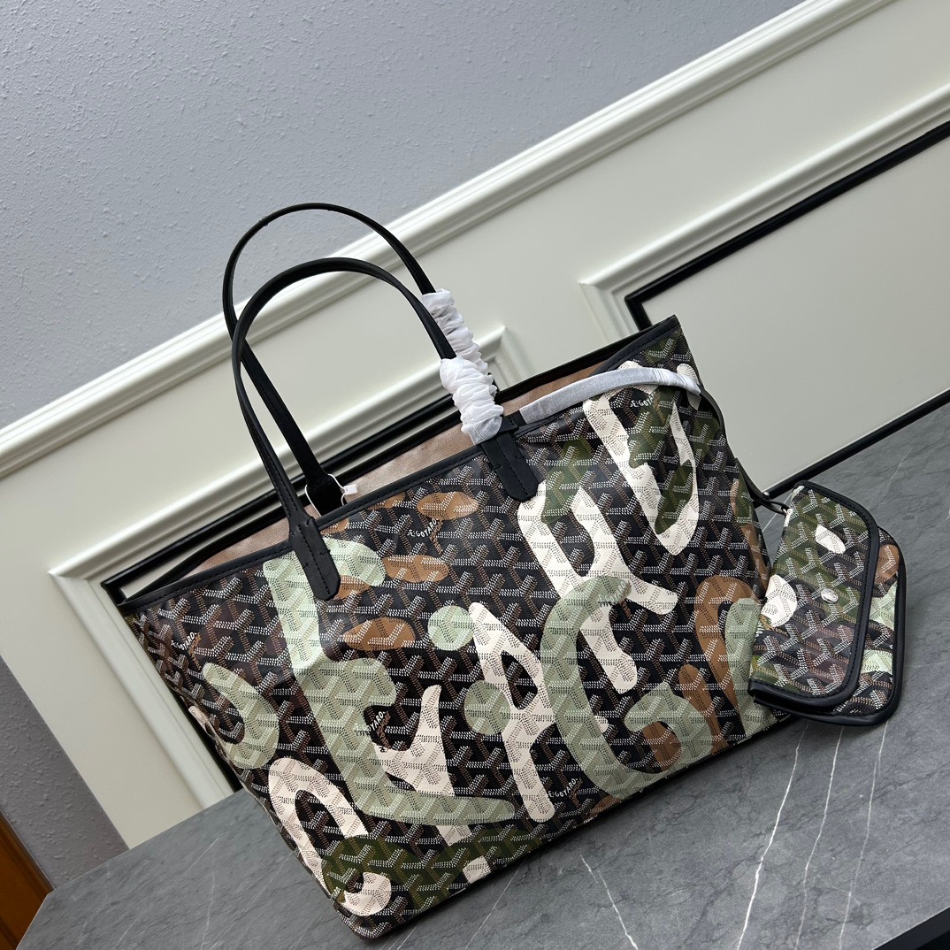 Goyard Saint Louis graffiti Tote handbag shoulder bag(Replica)