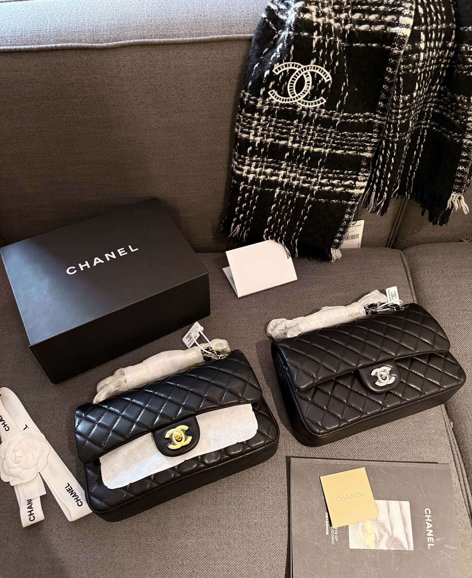 Chanel Classic Flap Bag Sheep 1112CF LLS091 23cm