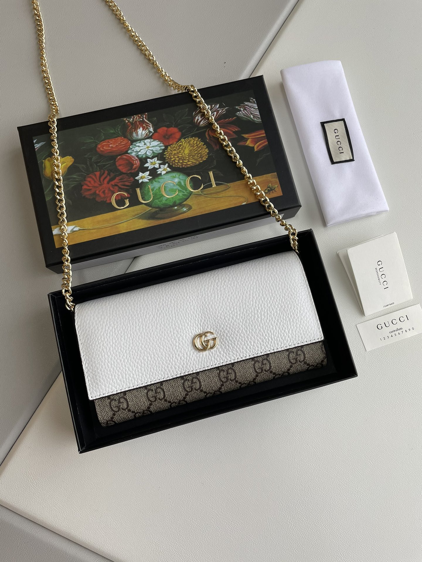 Gucci Marmont Chain Wallet 546585 LM59 19cm