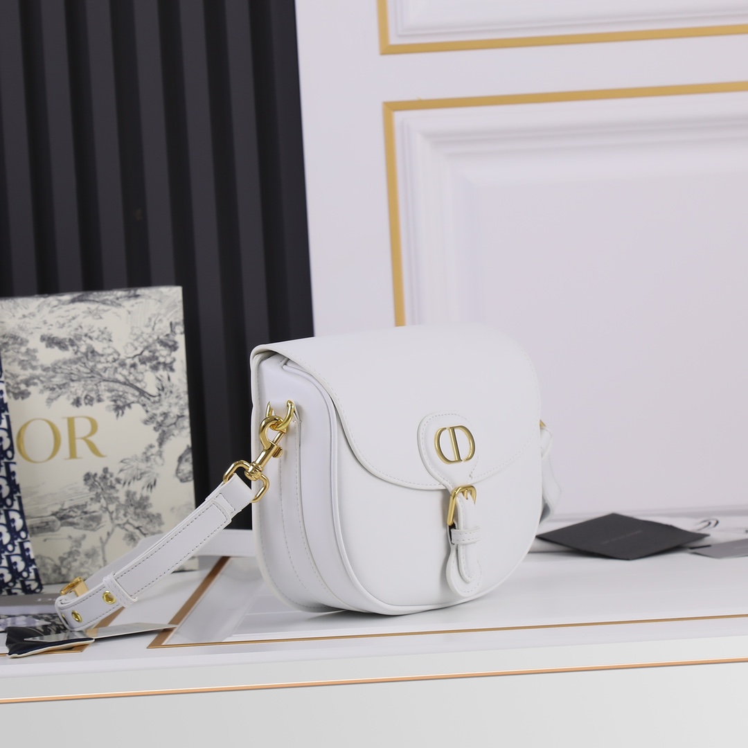 Medium Dior Bobby bag White CD-2011 XB081 22cm
