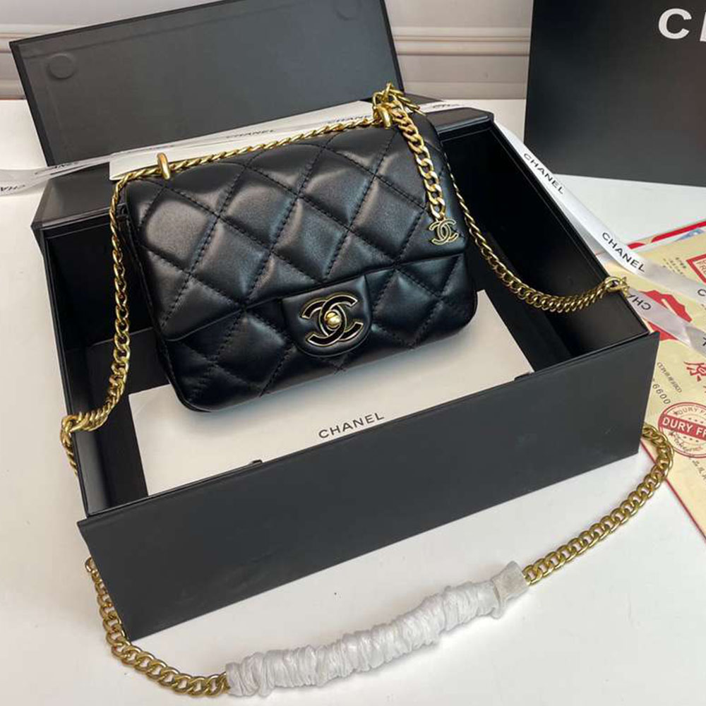 Chanel CC CF Enamel Buckle Bag(Replica)