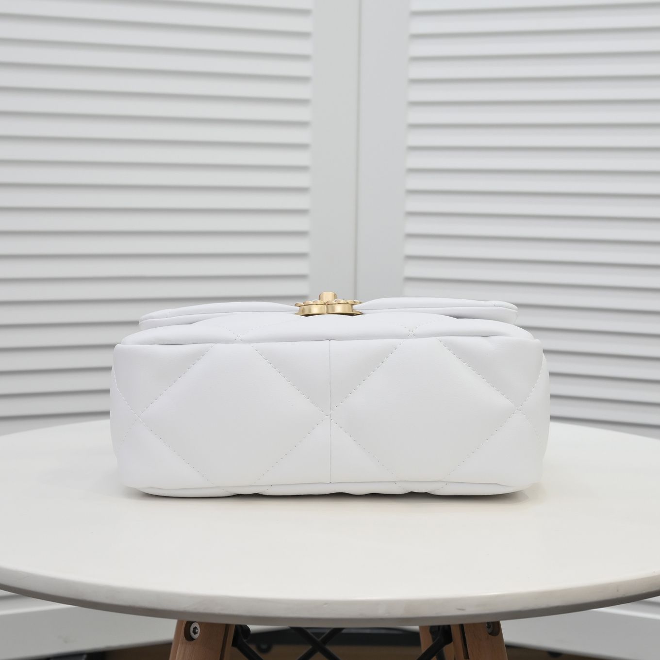 Chanel Lambskin Quilted Small 19 Flap Shoulder Bag Handbag