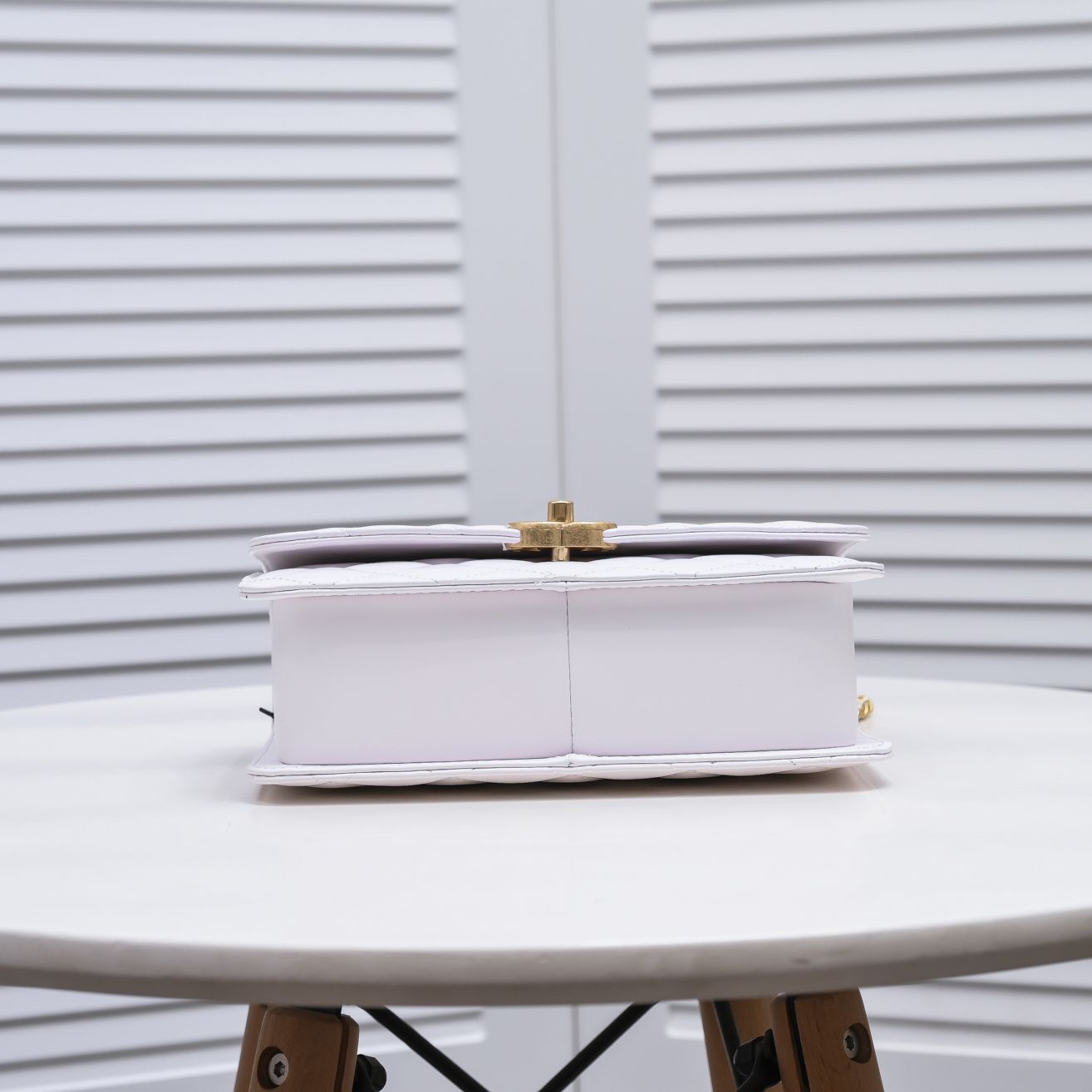 Chanel WOC Double Gold Ball Chain Shoulder Bag Handbag