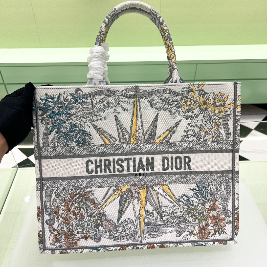 10A + top quality Large Dior Book Tote 1286 DLAM042 42cm