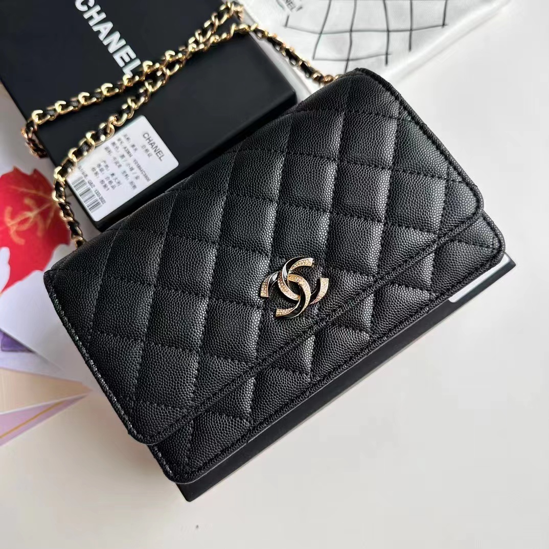 Chanel A33814 Black LM531 19cm