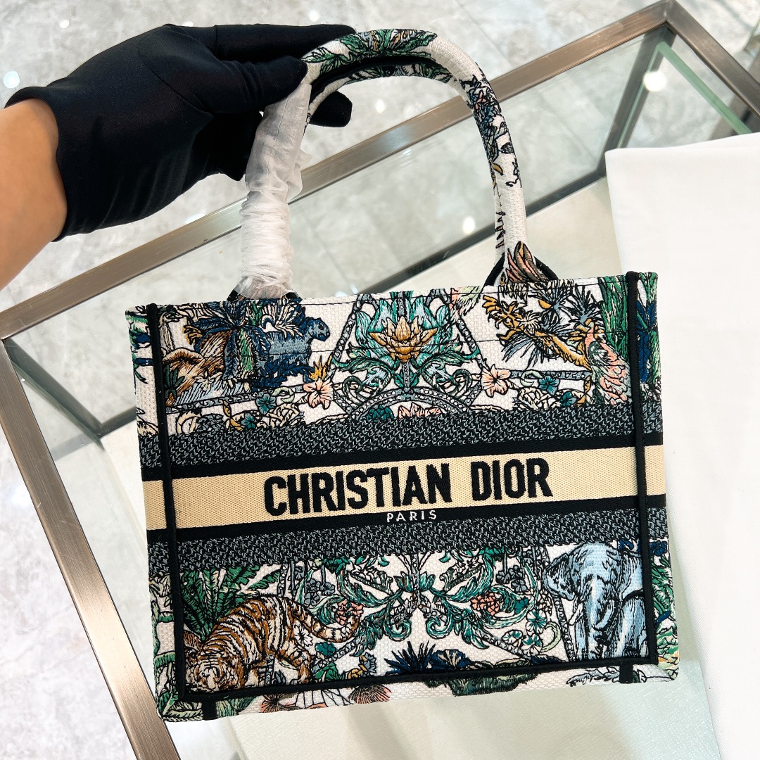 10A + top quality Small Dior Book Tote 1265 DLAM012 26.5cm