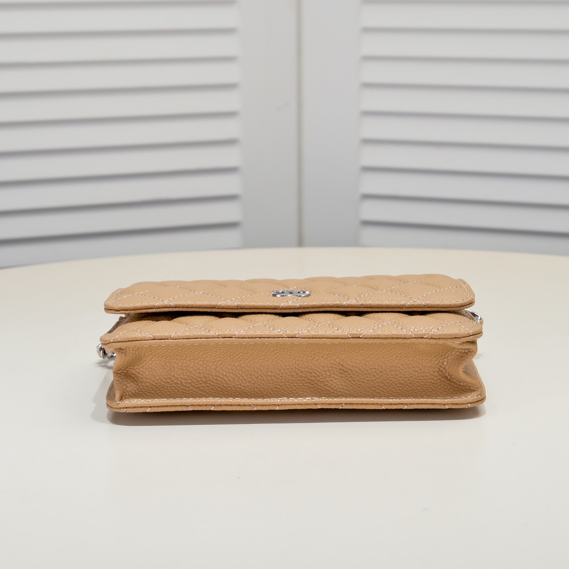 Chanel Woc Caviar Classic Silver Hardware Shoulder Bag Handbag