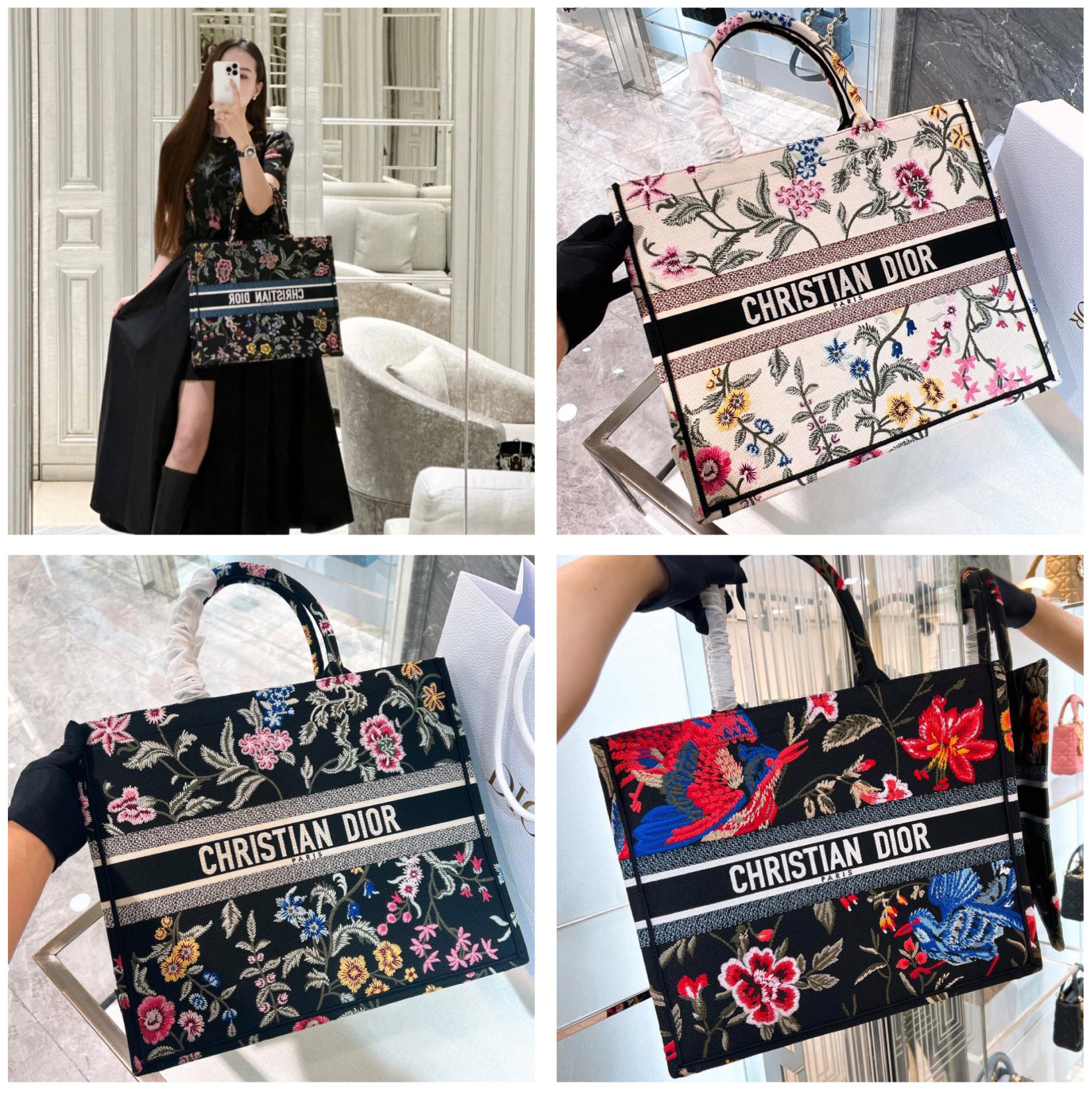 10A + top quality Large Dior Book Tote 1286 DLAM042 42cm