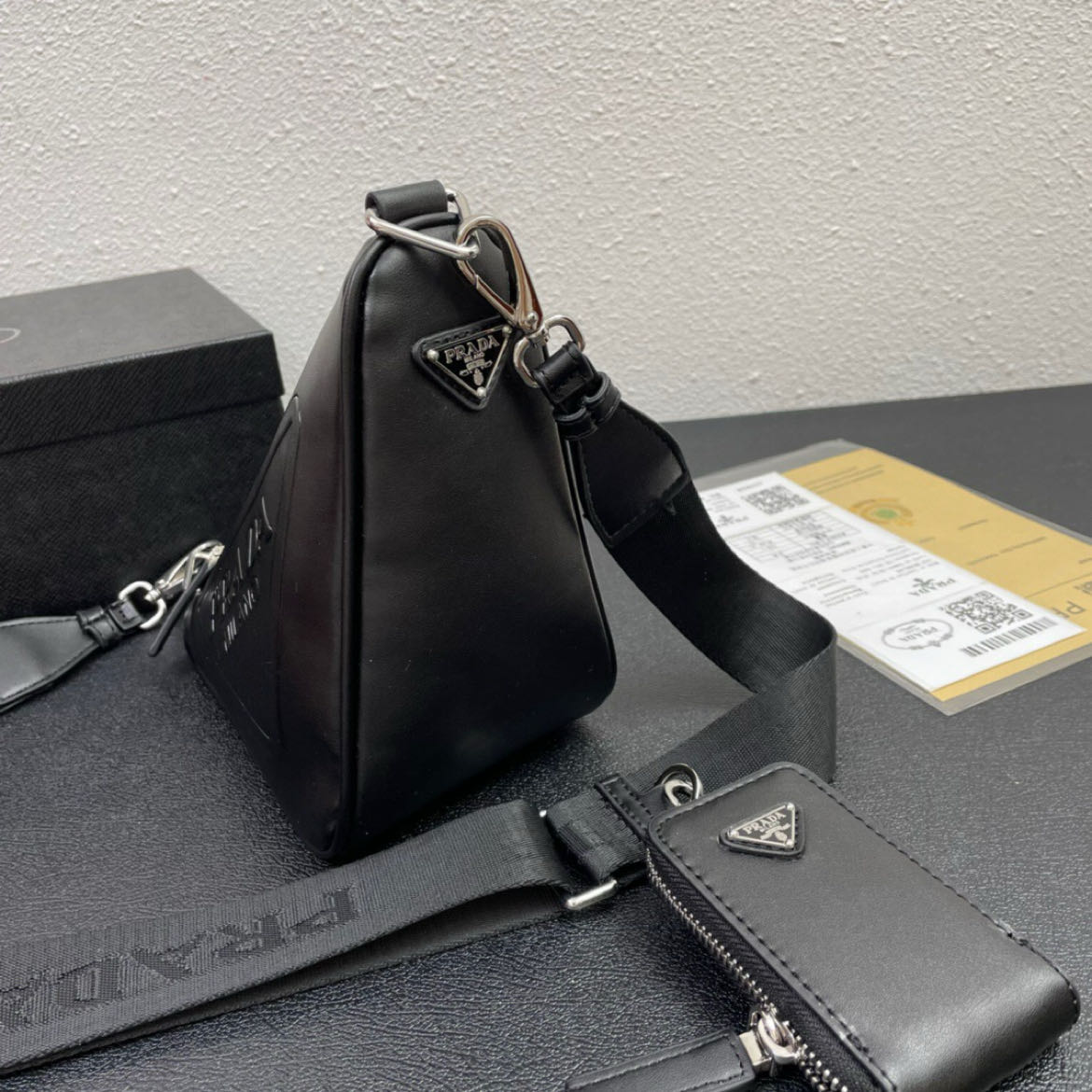 Prada Triangle Bag 1BH190 LM081 26cm
