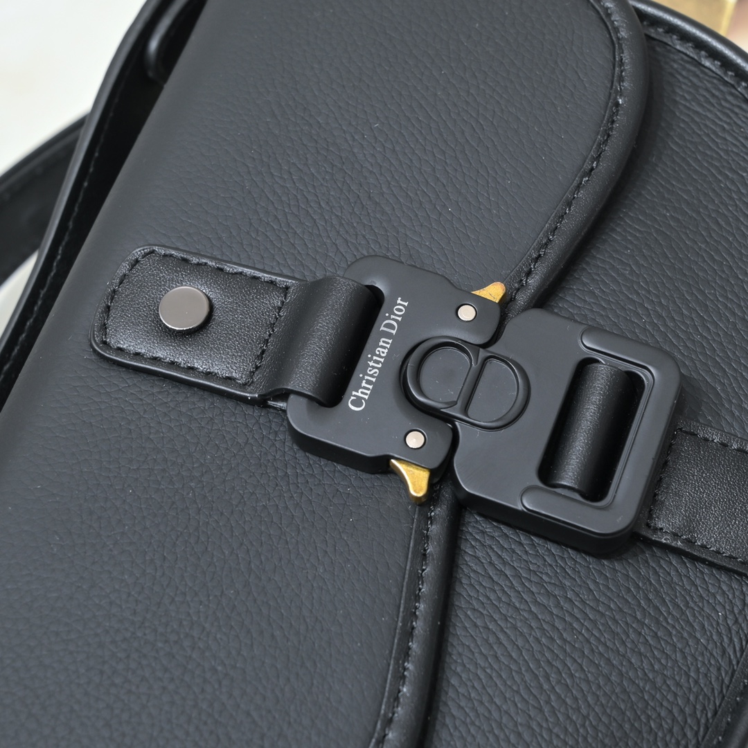 Mini Dior Tears Gallop Bag All Black 1070 XB022 20.5cm