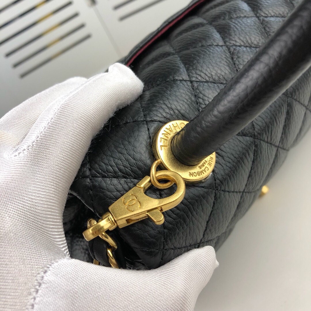 Chanel Black Medium Shoulder Bag Handbag