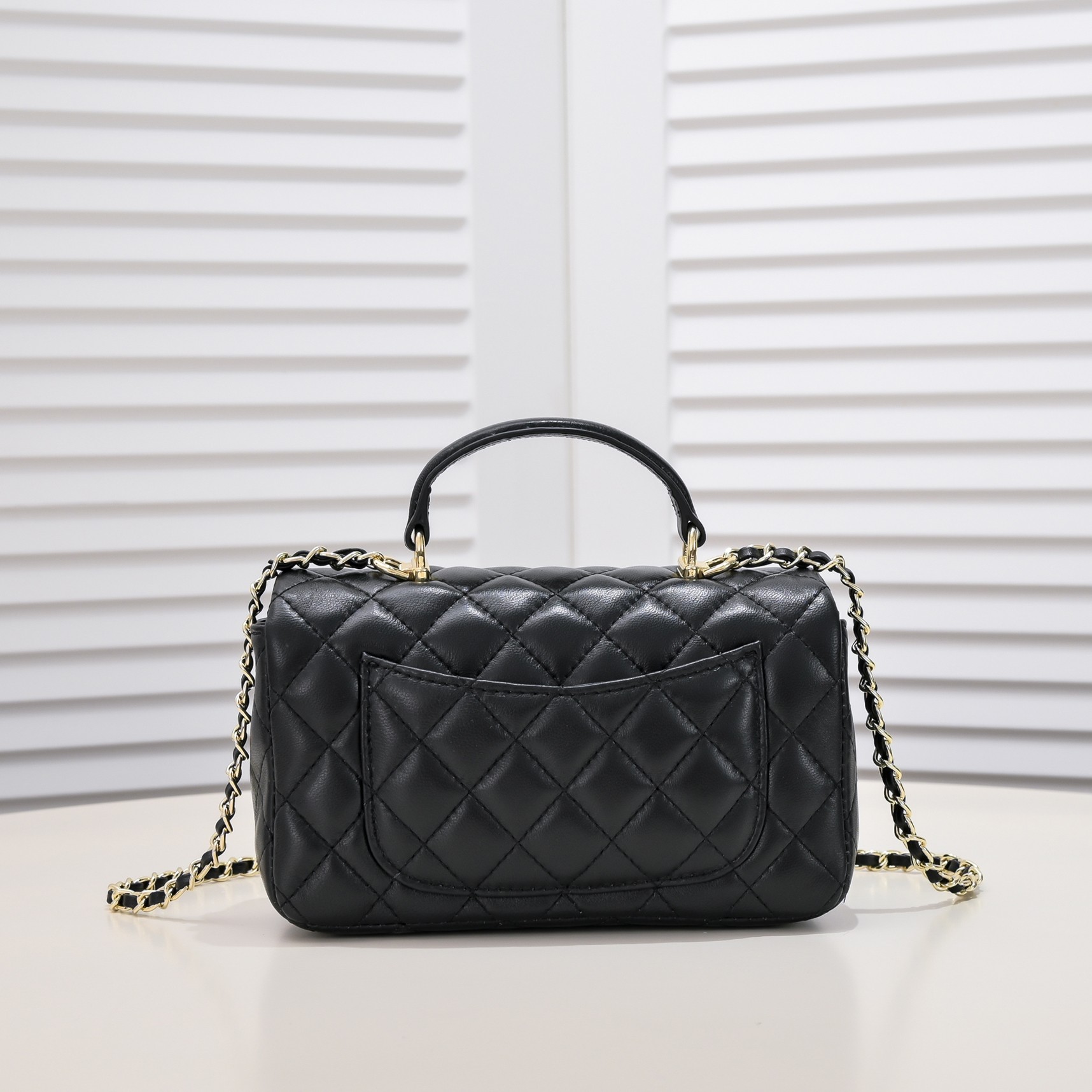 Chanel Handle Shoulder Bag Handbag