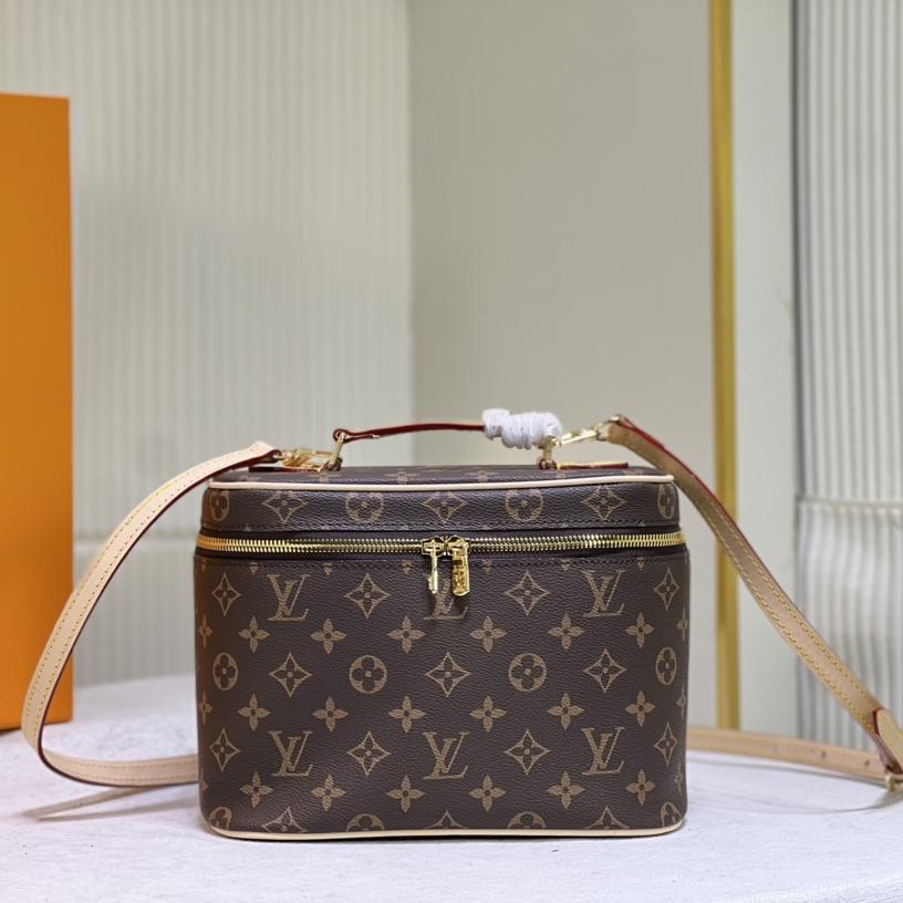 Louis Vuitton LV Nice Leather Cosmetic Bag Handbag M42265&M44495&M44936 Top quality (Replica)