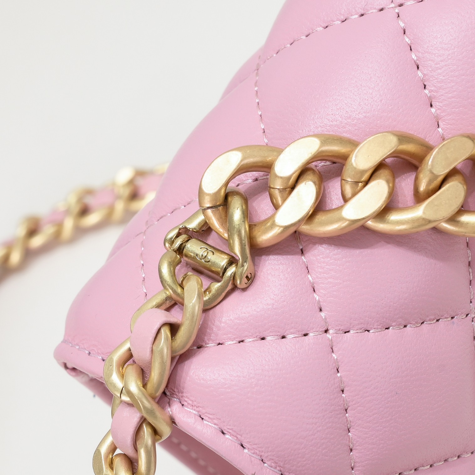 Chanel Soft Sheepskin Chain  Shoulder Bag Handbag