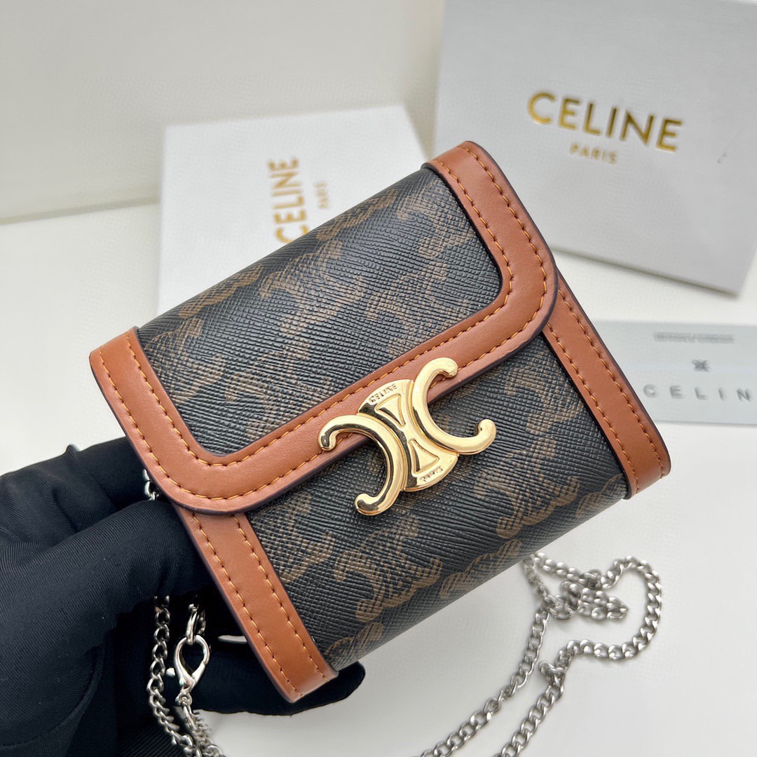 Celine TRIOMPHE Wallet 10999 LM57 11cm