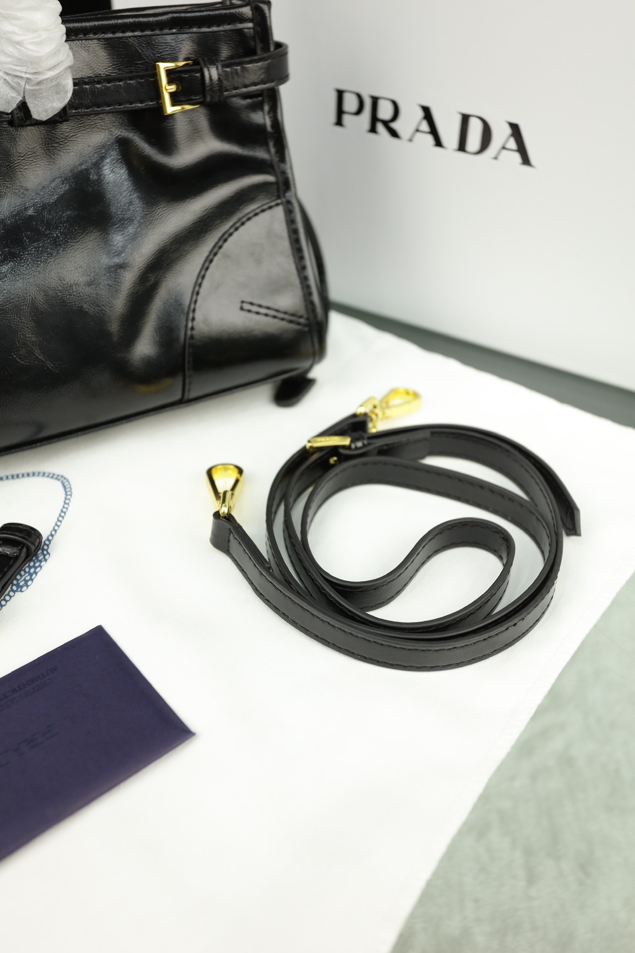 Prada Soft lux Tote 013 DB021532 32-38cm