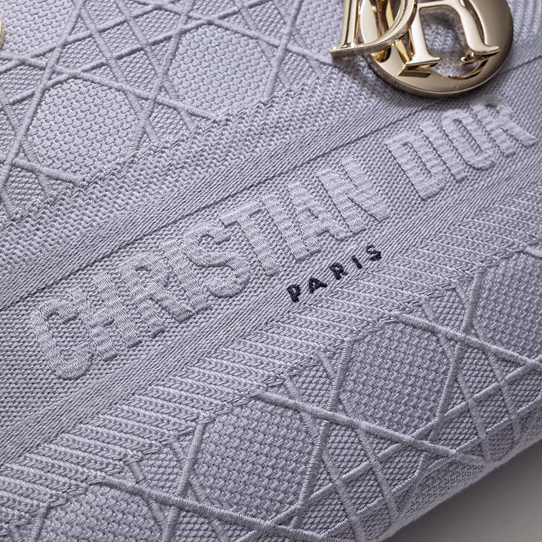 10A + top quality Dior Medium Lady D-Lite Bag M0565 LM003 24cm