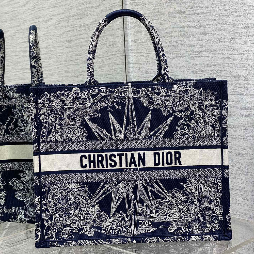 DIOR Book Tote Starlight&Star Tote Bags(Replica)