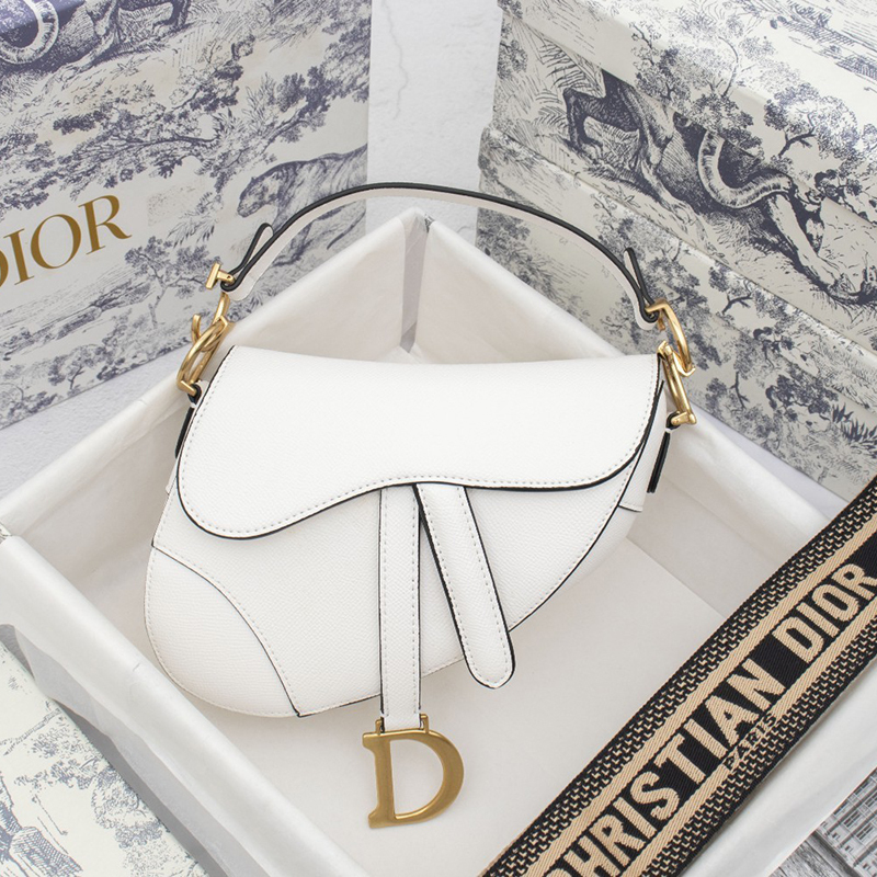 Dior Small Saddle Bag Grained Calfskin(Replica)