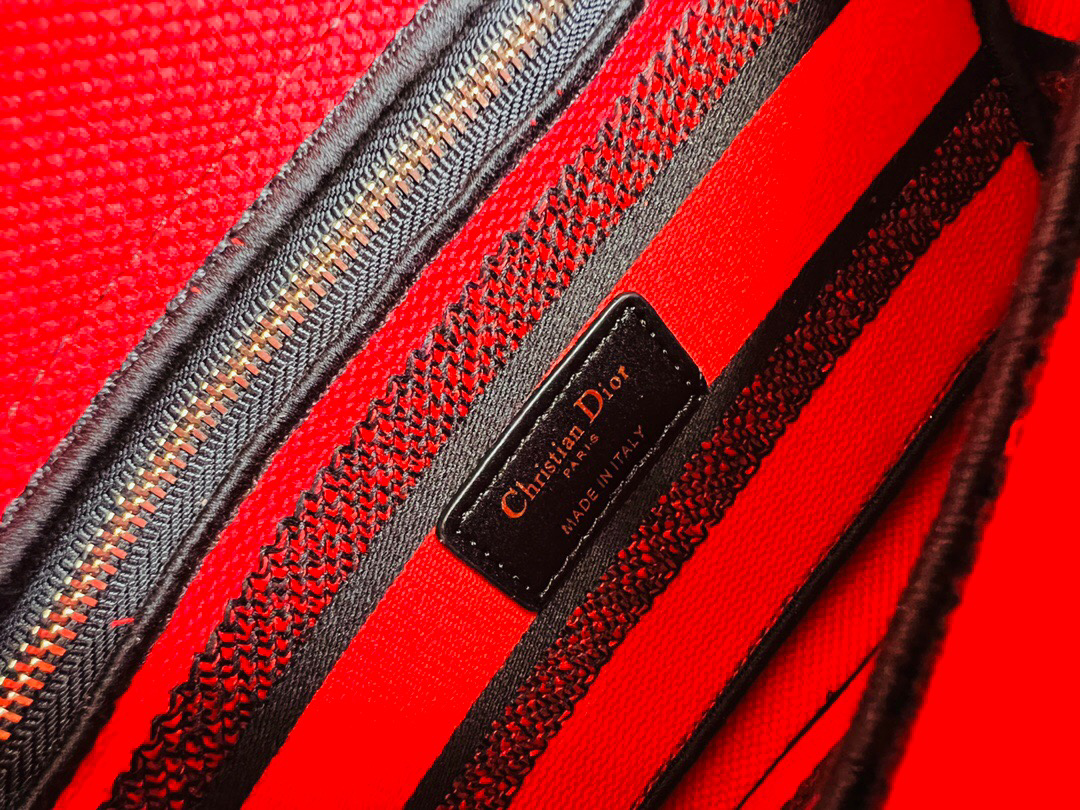 10A + top quality Dior Medium Lady D-Lite Bag M0565 LM003 24cm