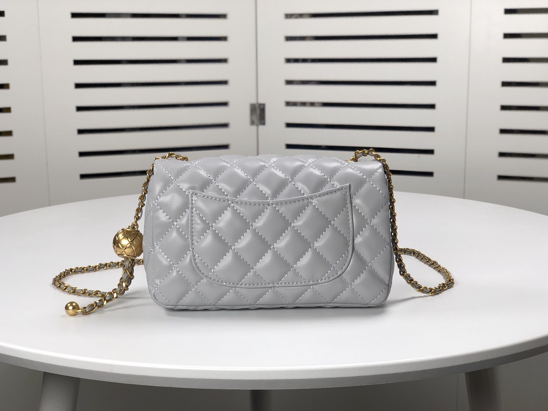 Chanel Cross Body Metal Ball Chain Shoulder Bag Handbag