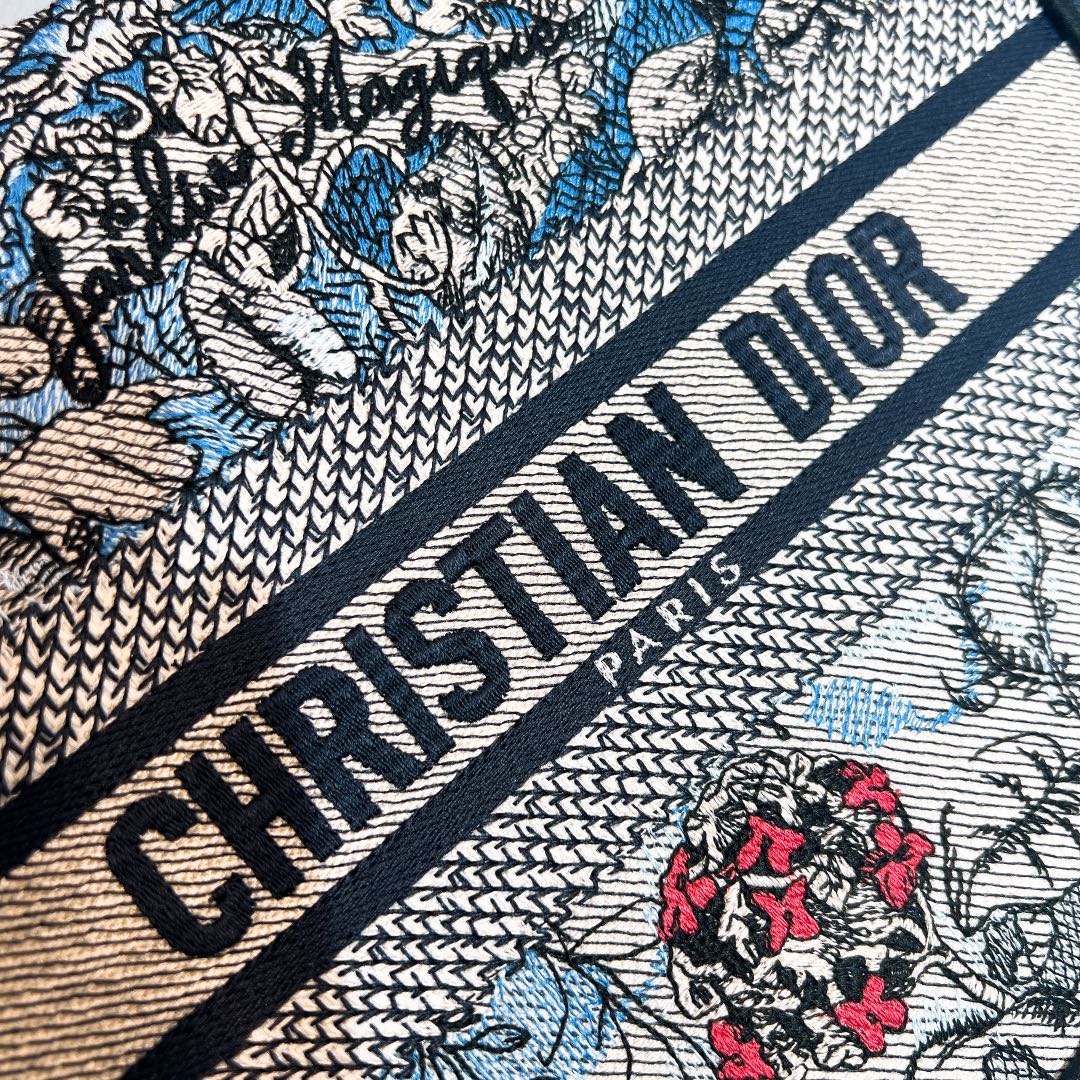 10A + top quality Small Dior Book Tote 1265 DLAM012 26.5cm