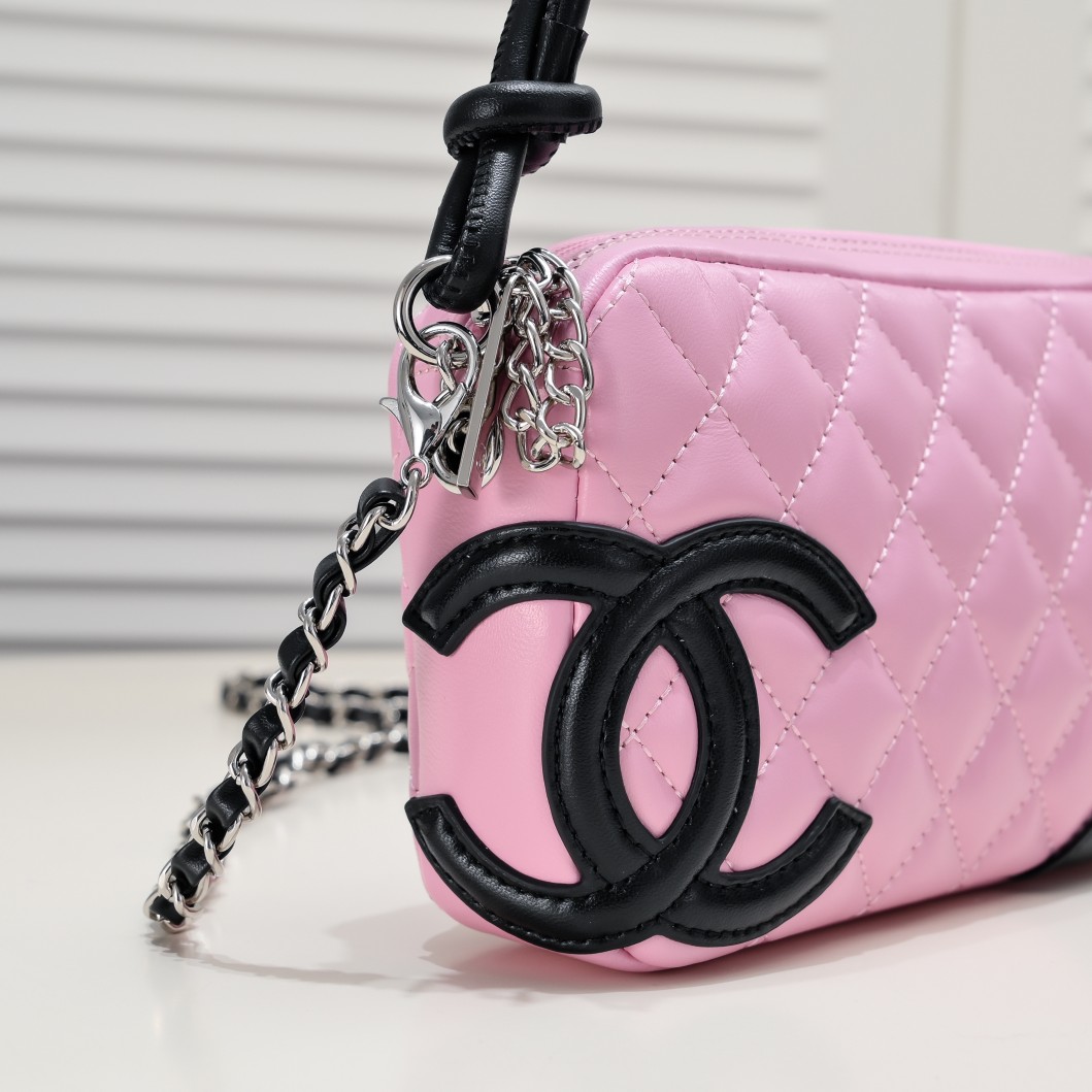 Chanel Ligne Cambon Bowling Bag Small Shoulder Bag Handbag