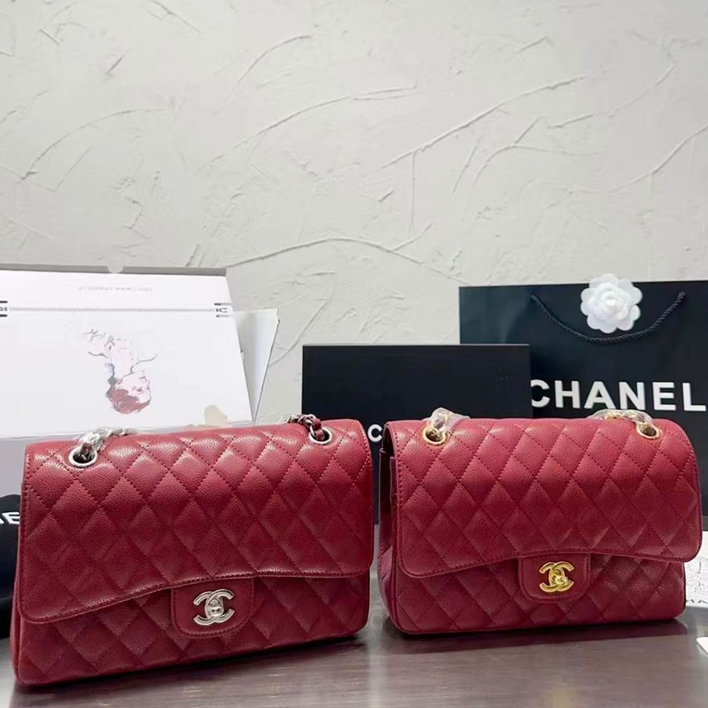 Chanel Caviar CF Medium 25CM Shoulder Bag(Replica)