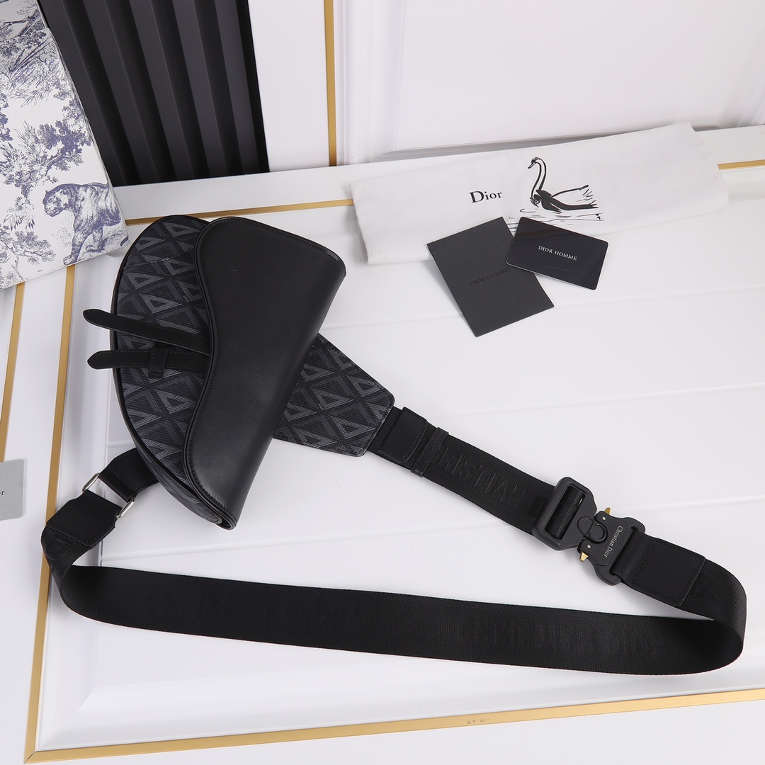 Saddle Bag Black CD-2222 XB002 28cm