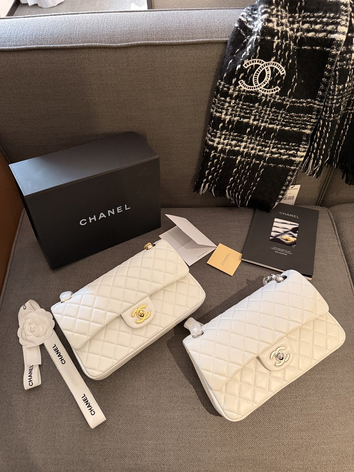 Chanel Classic Flap Bag Sheep 1112CF LLS091 23cm