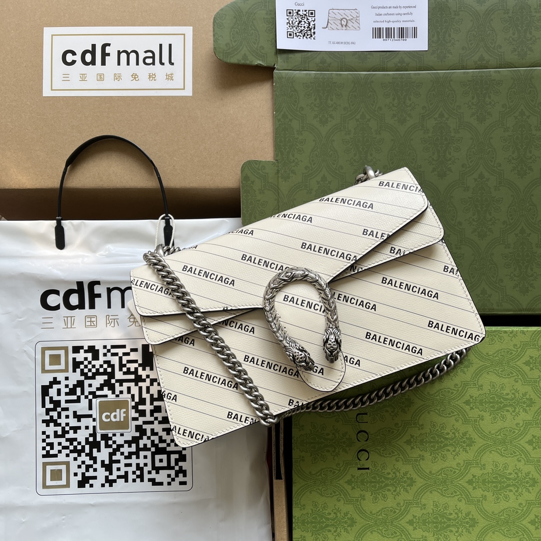 GUCCI ＆ Balenciaga  Dionysus Shoulder bag 400249 SM091 28cm