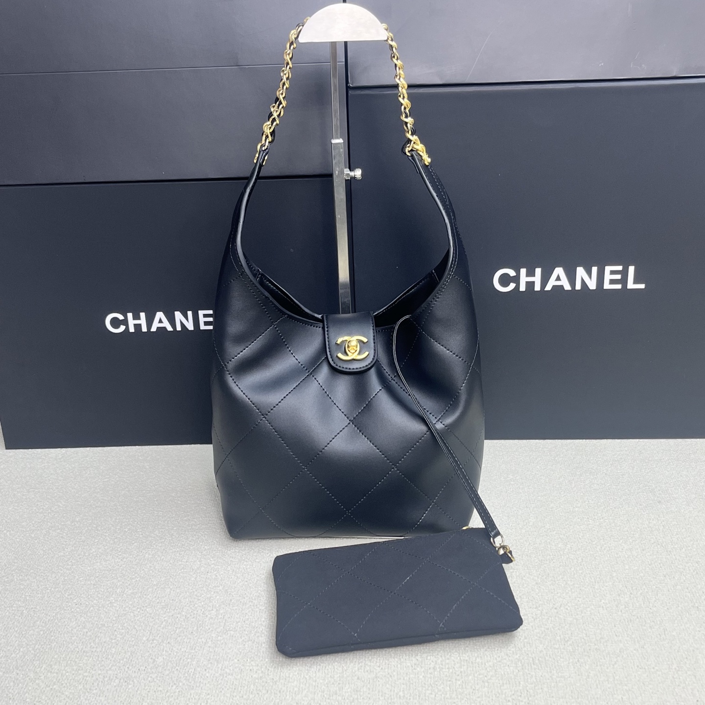 Chanel hobo Armpit Bag Hippie bag 9126