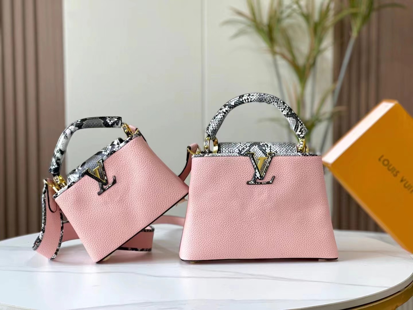 LV Capucines Bag M95508 M95509 LM012032 21-27cm