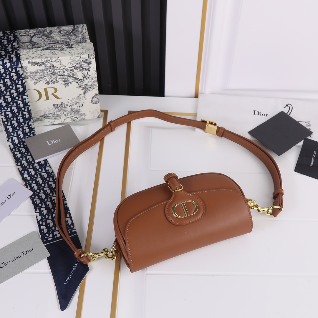 Dior Bobby East-West Bag Brown 2012 XM071 22cm