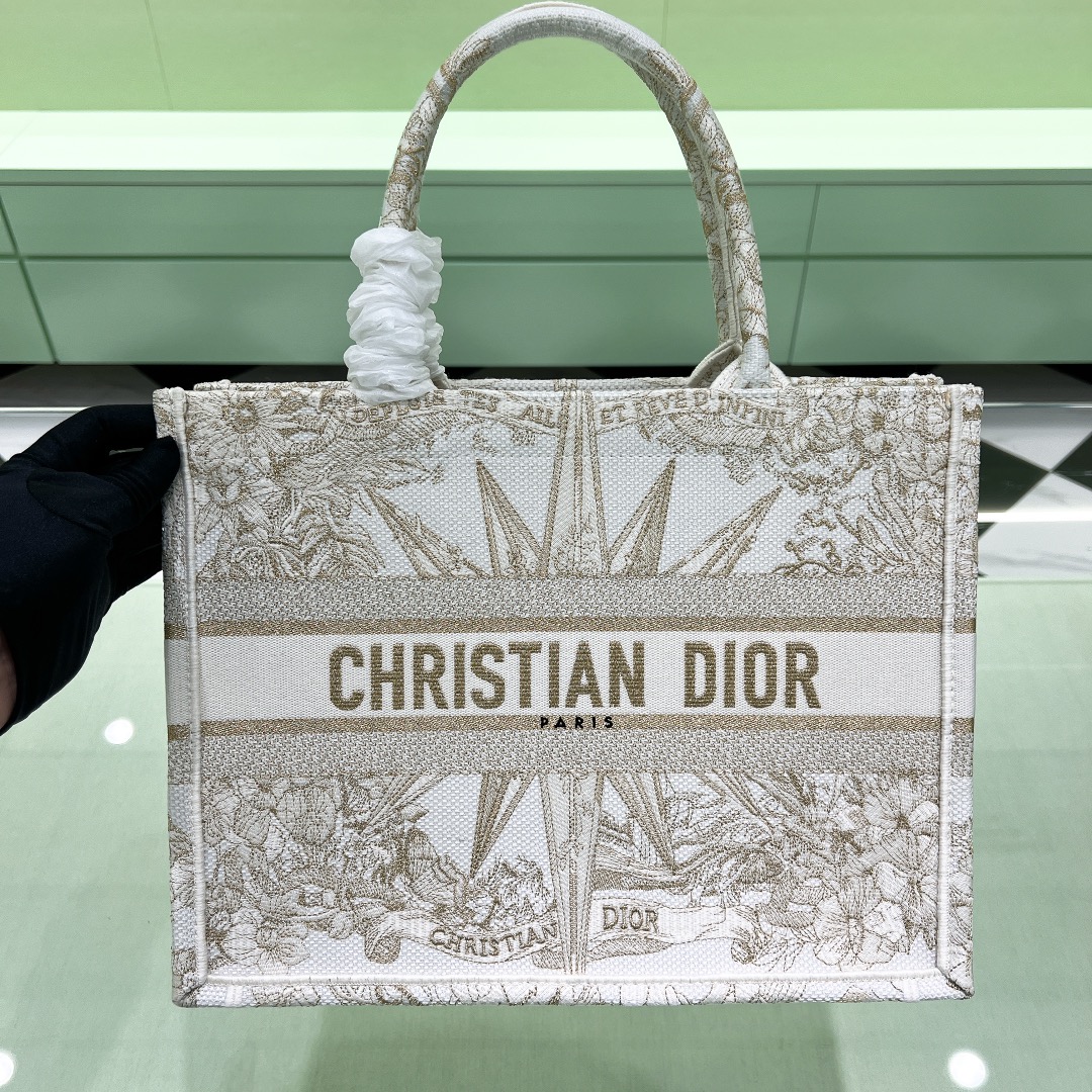 10A + top quality Medium Dior Book Tote 1296 DLAM022 36cm